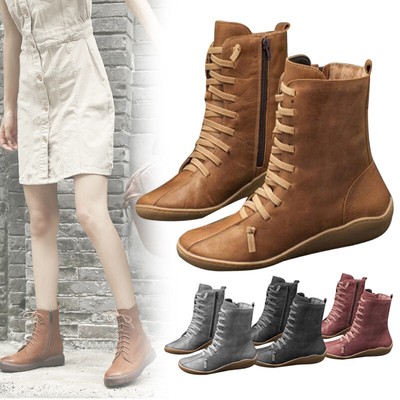 2019 newstyle women's spring & autumn lightweight short flat heel boots